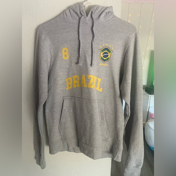 brazil grey hoodie - Picture 1 of 1
